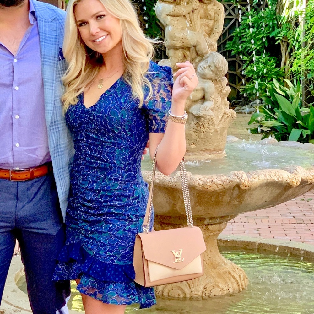 ELLIATT NAVY lacy dress 👗 Worn ONE time.